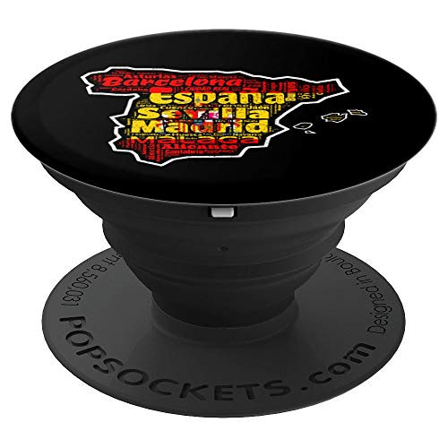 Bandera De España Provincias Spanish Flag Provinces Map PopSockets Grip and Stand for Phones and Tablets Bandera De España Provincias Spanish Flag Provinces Map PopSockets Grip and Stand for Phones and Tablets
