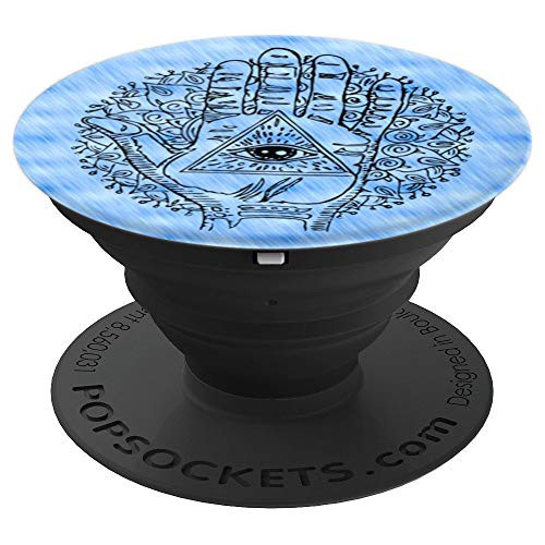 Mandala Evil Eye Pop Up Cell Phone Holder Socket Pop Out PopSockets Grip and Stand for Phones and Tablets