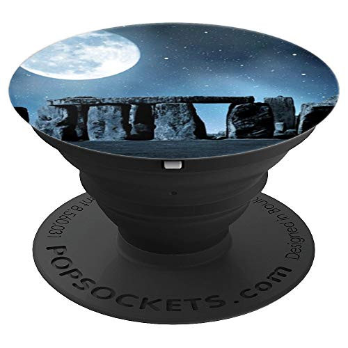 STONEHENGE SUMMER, WINTER SOLSTICE FULL MOON Astronomy Gift PopSockets Grip and Stand for Phones and Tablets