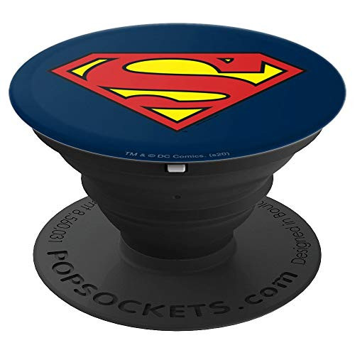 Superman Classic Shield Logo PopSockets Grip and Stand for Phones and Tablets Superman Classic Shield Logo PopSockets Grip and Stand for Phones and Tablets
