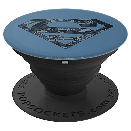 Superman Navy Camo Shield PopSockets Grip and Stand for Phones and Tablets Superman Navy Camo Shield PopSockets Grip and Stand for Phones and Tablets