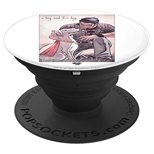 Superman Man's Best Friend PopSockets Grip and Stand for Phones and Tablets