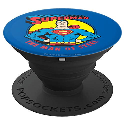 Superman The Man of Steel PopSockets Grip and Stand for Phones and Tablets