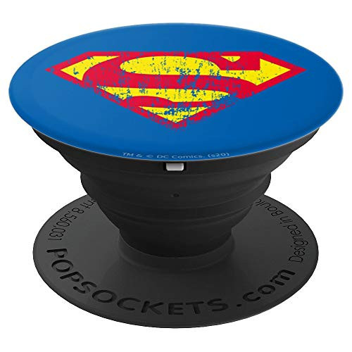 Superman Classic Logo Distressed PopSockets Grip and Stand for Phones and Tablets Superman Classic Logo Distressed PopSockets Grip and Stand for Phones and Tablets