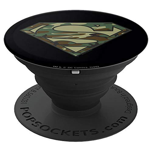 Superman Camo Classic Logo PopSockets Grip and Stand for Phones and Tablets Superman Camo Classic Logo PopSockets Grip and Stand for Phones and Tablets