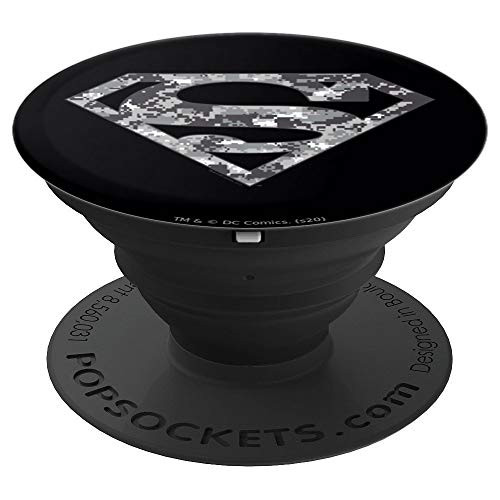 Superman Urban Camo Shield PopSockets Grip and Stand for Phones and Tablets Superman Urban Camo Shield PopSockets Grip and Stand for Phones and Tablets