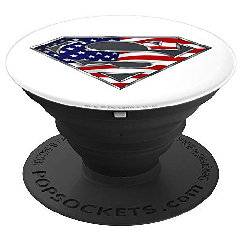 Superman All-American Shield PopSockets Grip and Stand for Phones and Tablets