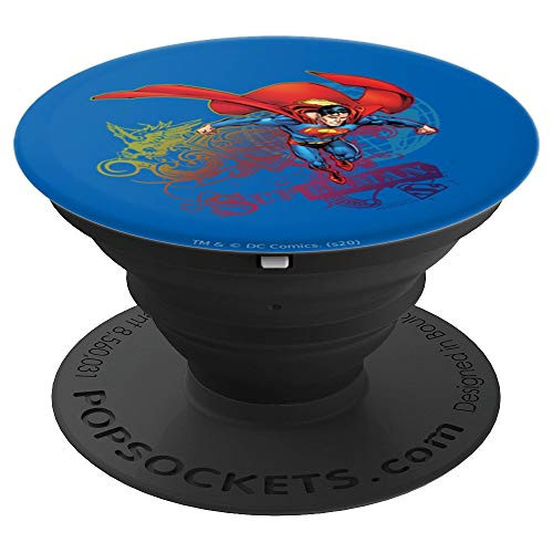 Superman Cool Word Supes PopSockets Grip and Stand for Phones and Tablets