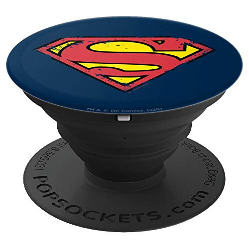 Superman Distressed Shield Logo PopSockets Grip and Stand for Phones and Tablets Superman Distressed Shield Logo PopSockets Grip and Stand for Phones and Tablets