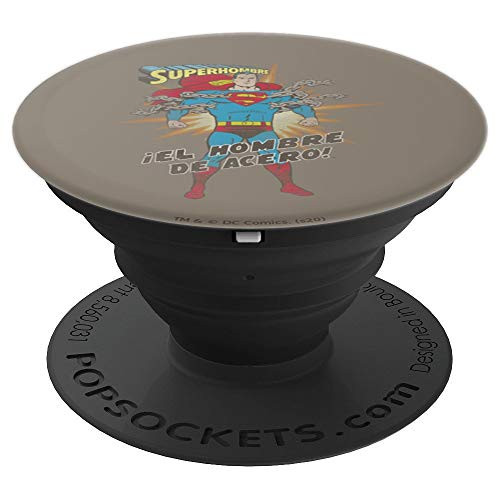 Superman El Hombre Del Acero PopSockets Grip and Stand for Phones and Tablets