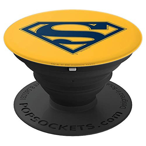 Superman Navy & Gold Shield PopSockets Grip and Stand for Phones and Tablets Superman Navy & Gold Shield PopSockets Grip and Stand for Phones and Tablets
