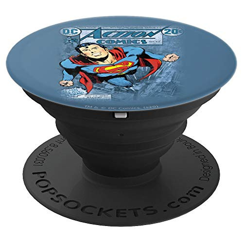 Superman Action #419 Distress PopSockets Grip and Stand for Phones and Tablets