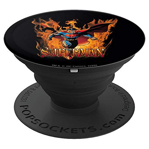 Superman Through the Fire PopSockets Grip and Stand for Phones and Tablets