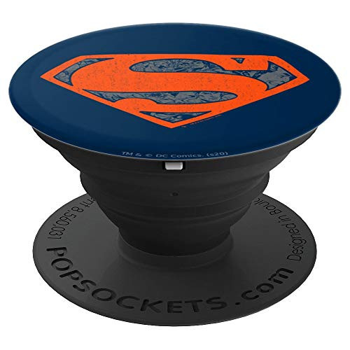 Superman Vintage Red Shield Collage PopSockets Grip and Stand for Phones and Tablets