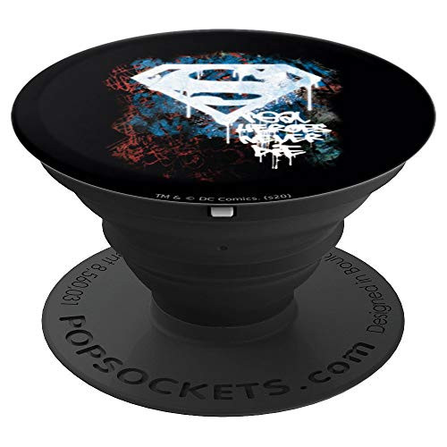 Superman Real Heroes Never Die PopSockets Grip and Stand for Phones and Tablets