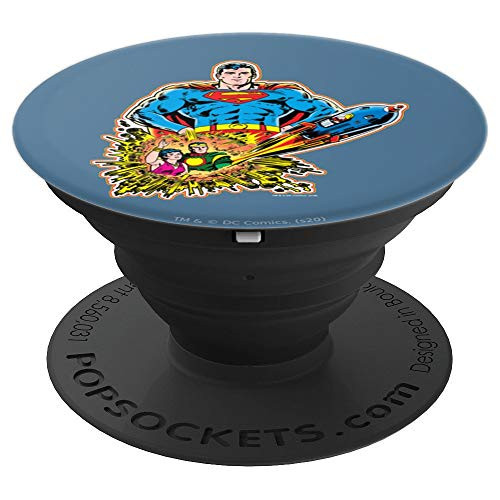 Superman Doomed Planet PopSockets Grip and Stand for Phones and Tablets