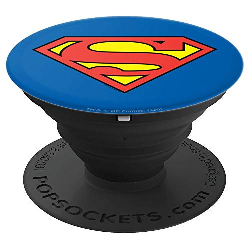 Superman Classic Logo Shield PopSockets Grip and Stand for Phones and Tablets Superman Classic Logo Shield PopSockets Grip and Stand for Phones and Tablets