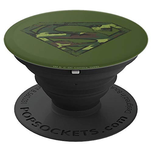 Superman Distressed Camo Classi Shield PopSockets Grip and Stand for Phones and Tablets Superman Distressed Camo Classi Shield PopSockets Grip and Stand for Phones and Tablets