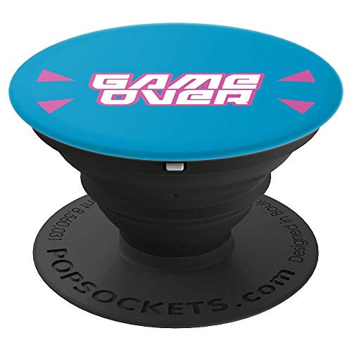 Video Game Over Funny Cute Gamer Girl PopSockets Grip and Stand for Phones and Tablets