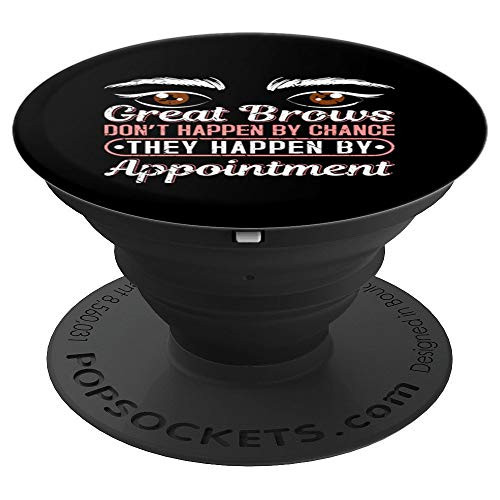Womens Microblading Eyebrows Brows Makeup Artist PopSockets Grip and Stand for Phones and Tablets Womens Microblading Eyebrows Brows Makeup Artist PopSockets Grip and Stand for Phones and Tablets