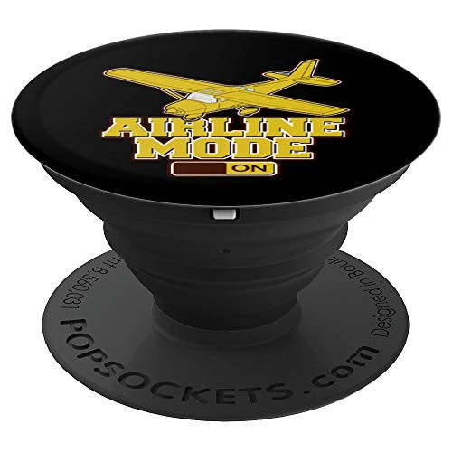 Airline Mode Best C172 Flying Pilot Gift PopSockets Grip and Stand for Phones and Tablets