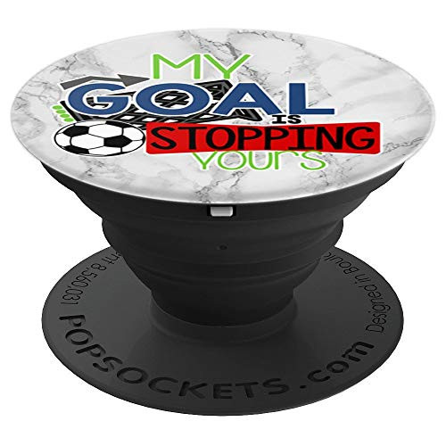 Goalie Soccer Defender Sports Goalkeeper Quotes Stone Marble PopSockets Grip and Stand for Phones and Tablets Goalie Soccer Defender Sports Goalkeeper Quotes Stone Marble PopSockets Grip and Stand for Phones and Tablets