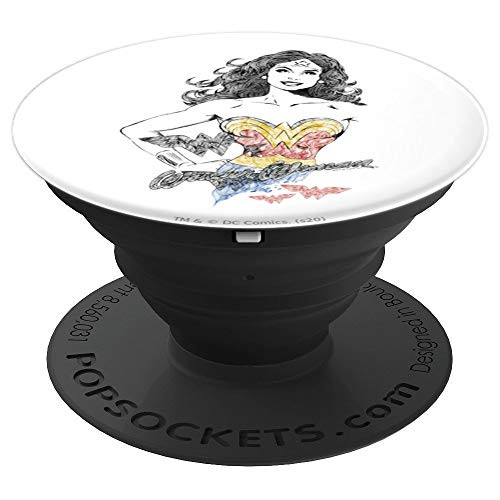 Wonder Woman Wonder Squiggles PopSockets Grip and Stand for Phones and Tablets