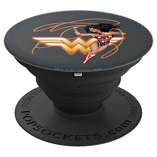 Wonder Woman Glowing Lasso PopSockets Grip and Stand for Phones and Tablets