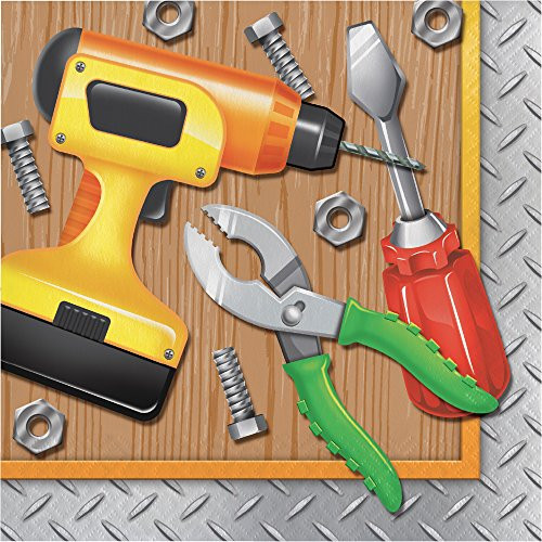 Creative Converting Handyman Luncheon Napkins (16 ct)