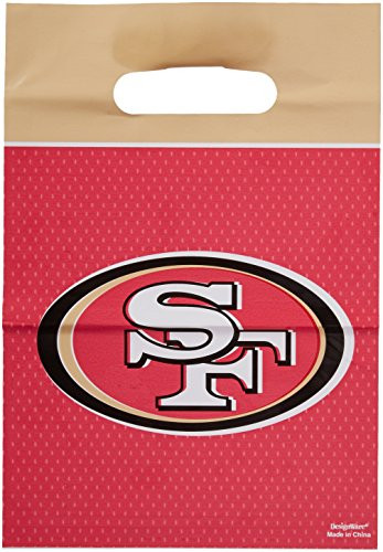 "San Francisco 49ers Collection" Loot Bags, Party Favor, 48 Ct.