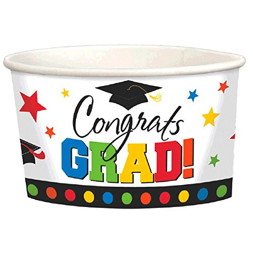 amscan Grad Treat Cups | Party Favor | 48 Ct.