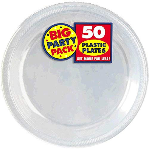 Big Party Pack Clear Plastic Plates | 7" | Party Supply | 300 ct.
