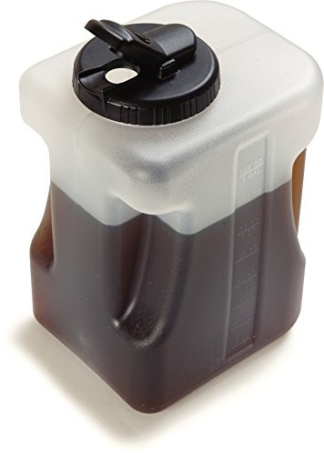 Carlisle 640000 Plastic Container / Jug with Lid, 1 Gallon (Pack of 2)
