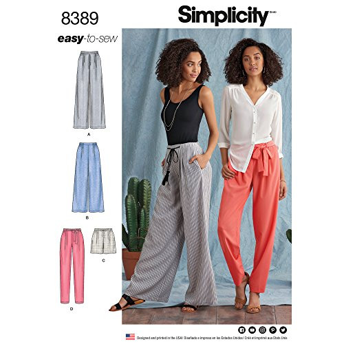 Simplicity Creative Patterns US8389R5 Sewing Pattern Skirts and Pants R5 (14-16-18-20-22)