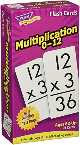 Skill Drill Flash Cards, 3 x 6, Multiplication