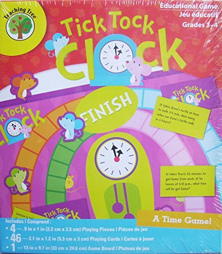 Teaching Tree Tick Tock Clock - A Time Game - Educational Game - Grades 3 - 4 by Teaching Tree