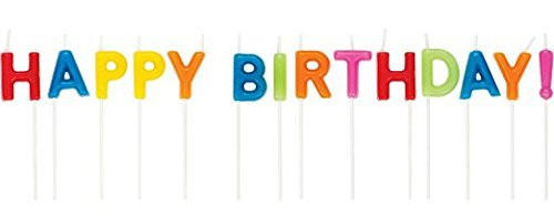 Creative Converting Pick Letter Sets Birthday Cake Candles, Assorted (2-Pack)