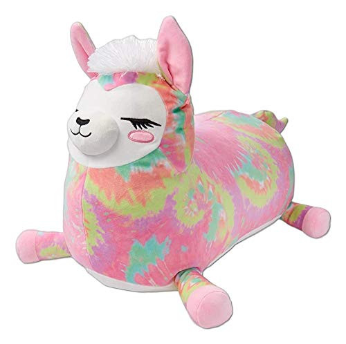 Josie the Llama 20" Jumbo Squishmallow from Justice - Large Stuffed Animal - Girls Soft and Squishy Pink Plush Pillow
