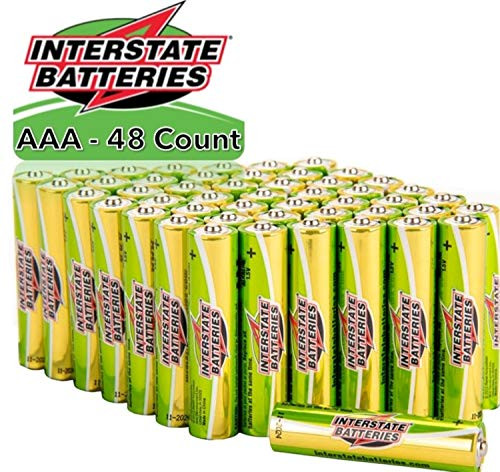 Interstate Batteries AAA Alkaline Battery 48 Pack - Workaholic (DRY7002)