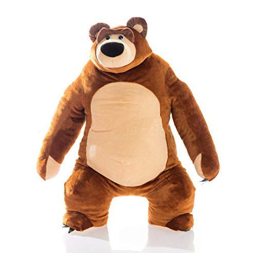 Masha and The Bear Funny Plush Soft Toy Teddy Bear Medved Stuffed Animal Masha y el OSO (23.6'' (60 cm))