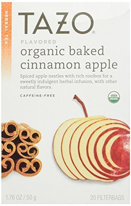Tazo Herbal Tea Bags, Organic Baked Cinnamon Apple 20 ea (Pack of 2) Tazo Herbal Tea Bags, Organic Baked Cinnamon Apple 20 ea (Pack of 2)