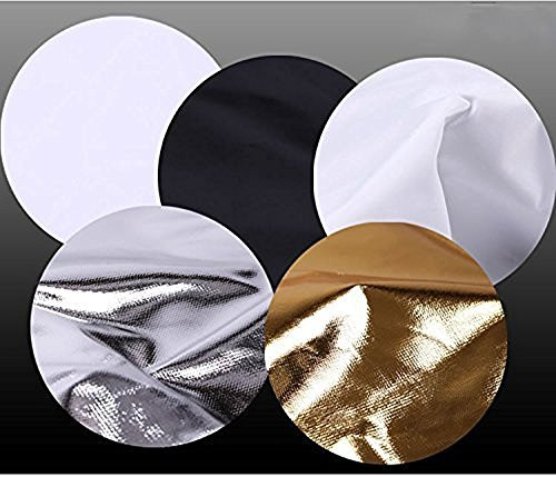 GTX Studio 42"5-in-1 Reflector, White/Silver/Translucent/Gold/Sunlight (GS-51R42)