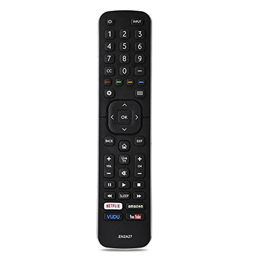 Smart TV Remote Control EN2A27 for Hisense TV, Universal Remote Control Replacement for Hisense EN2A27