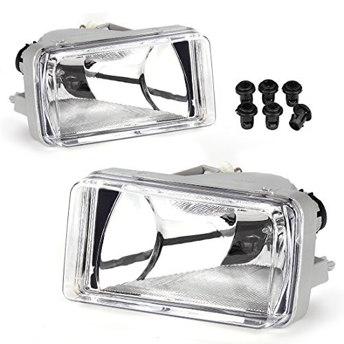 AUTOSAVER88 Fog Lights Compatible with Chevrolet Silverado 2008-2014 Avalanche 2007-2011 Suburban 2007-2014 Tahoe 2007-2014/GMC Sierra/Yukon(w/Off-Road Package)