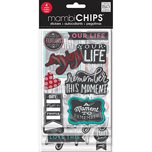 Me & My Big Ideas Fabulous Chalk Chipboard, Value Pack