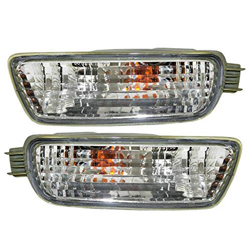Parts N Go 2001-2004 Tacoma Pickup Truck Signal Marker Light Set Left Driver & Right Passenger Side - TO2530140 TO2531140 8152004080 8151004080
