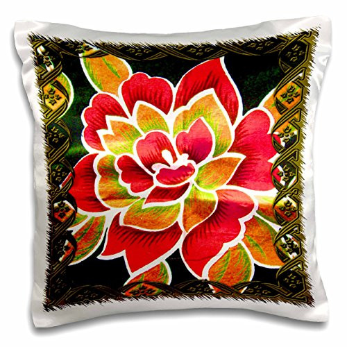 3dRose Pretty rose in yellows , reds and oranges with black background - Pillow Case, 16 by 16-inch (pc_128857_1) 3dRose Pretty rose in yellows , reds and oranges with black background - Pillow Case, 16 by 16-inch (pc_128857_1)