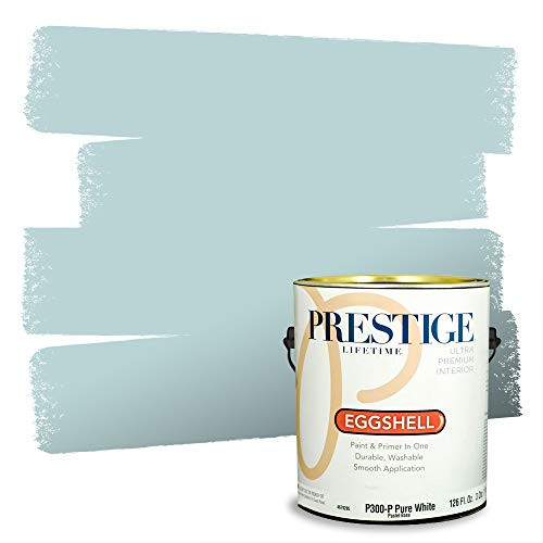 Prestige Interior Paint and Primer In One, Liquid Blue, Eggshell, 1-Gallon