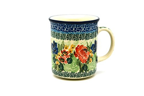 Polish Pottery Mug - Straight Sided - Unikat Signature - U4400