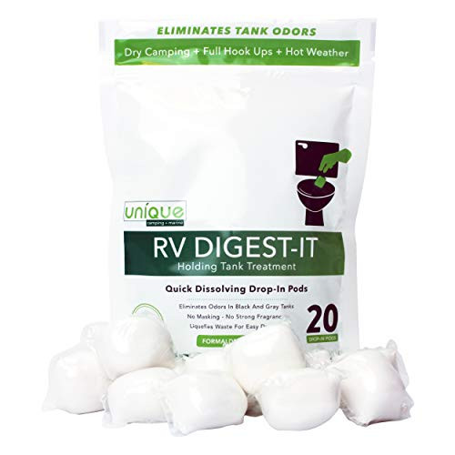 Unique 20 Pack RV Digest-It Holding Tank Treatment Drop-in Pod